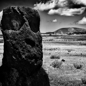 Moai Hokotahi Stands Watch