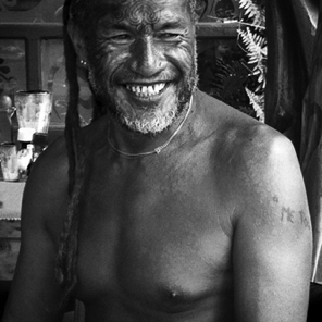 Moko - Maori Boatman - Sacred Canoe Voyage 2012