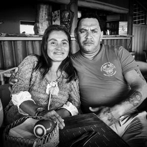 Eddie Tuki and wife – the "Rapanui Couple" in The Moon has been Eaten