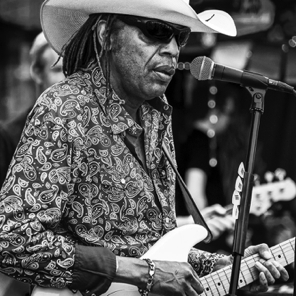 June 2019 • Reggie Wayne Morris brings blues to the street…