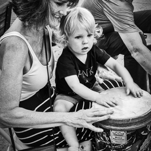First Friday in September iPhone Drum Circle • Kids #4
