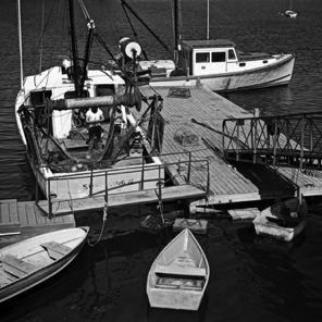 Mending the Net, Bar Harbor, Maine 1984